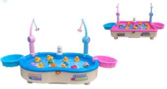 Children's fishing toys with circulating water, electric multifunctional water play, simulated home play, parent-child interactive gifts   ITEM NO.： W073208
