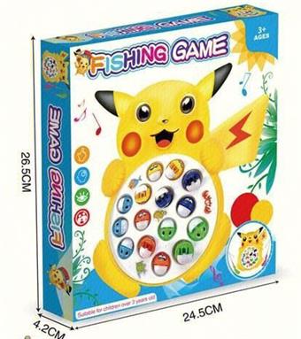 Electric Music Pikachu Fishing Disk   ITEM NO.： W073514