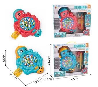 Octopus spinning fishing toy   ITEM NO.： W072661