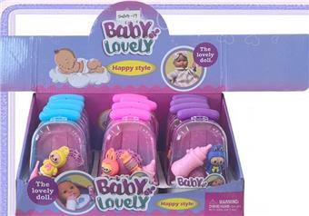 Small pull box plush toy with accessories (12PCS)   ITEM NO.： W077635