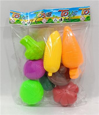 Simulated vegetables, children's simulated home, kitchen, food utensils   ITEM NO.： W071675