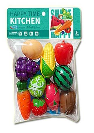 Fruits and vegetables can be cut into pieces (12PCS)   ITEM NO.： W070063