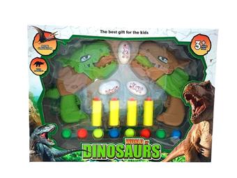 Dinosaur Soft Bullet Gun Set   ITEM NO.： W081842