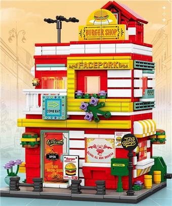 Hamburger Shop (705PCS)   ITEM NO.： W070707