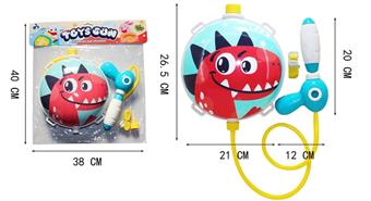 Pull out backpack water gun   ITEM NO.： W068470