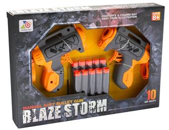 Soft bullet gun (5 round head bullets&5 suction cup bullets)   ITEM NO.： W080261