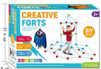 Large bead inserted building blocks+color printed snow landscape pattern tent fabric   ITEM NO.： W083269