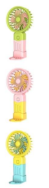 2-in-1 phone holder small fan (charging) 4-color mixed design   ITEM NO.： W075702
