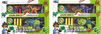 Dinosaur disassembly soft bullet gun gift box set series   ITEM NO.： W081804