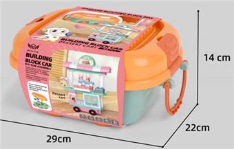 44 large particle building block dessert cart   ITEM NO.： W069831