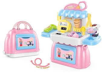2-in-1 Dessert Shop Handbag/Single Color   ITEM NO.： W069854
