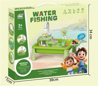 Green Fishing Platform (with 5 fish)   ITEM NO.： W071891