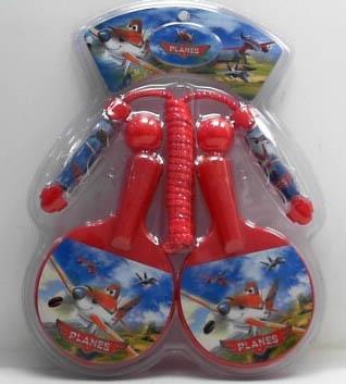 Airplane Mobilization Jump Rope Table Tennis Racet Set   ITEM NO.： W082244