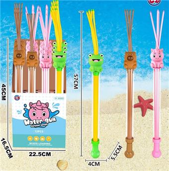 Animal Water Cannon (3 mixed) Unicorn, Frog, Capibala 12pcs   ITEM NO.： W078239