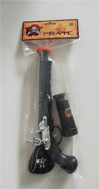 Pirate gun with watch and eyes   ITEM NO.： W078000