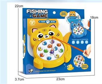 Electric Tiger Fishing with 12 Fish and 2 Fishing Rods   ITEM NO.： W072621