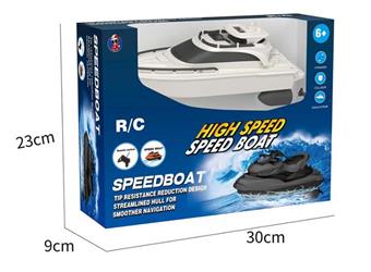 Four way remote control boat with touch switch (power not included)   ITEM NO.： W074762