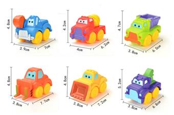 Vinyl cartoon sliding engineering vehicle   ITEM NO.： W073958