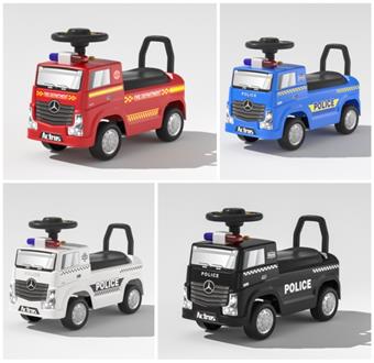 Sliding police cars in red, white, black, and blue   ITEM NO.： W071863