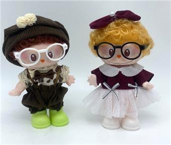 8-inch canvas vinyl macaron doll, vinyl doll, cartoon doll, vinyl doll   ITEM NO.： W076714