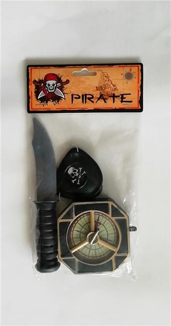 Pirate (knife, compass, one eyed)   ITEM NO.： W077963