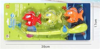 Fishing toy set, green/blue, mixed with 2 colors   ITEM NO.： W074367