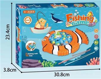 Big Fish Electric Fishing Disk with Music   ITEM NO.： W074123