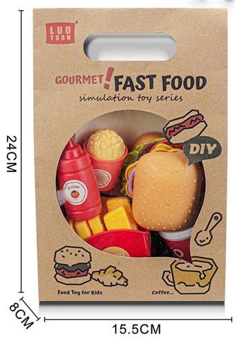 Burnt Burger Set   ITEM NO.： W072759