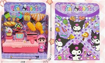 Kuromi Play Home Toy (Food, Cash Register, Shopping Set)   ITEM NO.： W071474