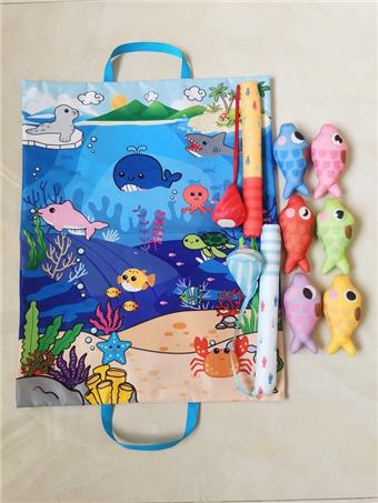 Baby Fishing Game Blanket   ITEM NO.： W073622