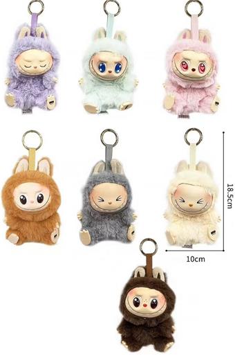 Second generation Labubu Sitting Party Labubu Blind Box Macaron Plush Pendant   ITEM NO.： W077071