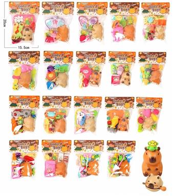 19 types of mixed home+Capibala doll theme   ITEM NO.： W078022