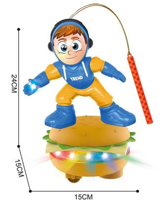 Cartoon Boy Burger Wanxiang Car   ITEM NO.： W070460