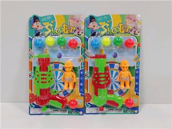 Ping Pong Gun with Doll   ITEM NO.： W082189