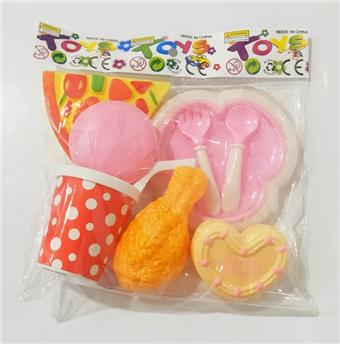 Pastry, pizza, beverage, donut set   ITEM NO.： W070877