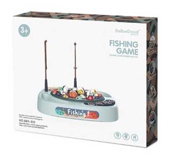 24 Large Fish and Small Fish Loop Rotating Fishing Platform Set (Lighting and Music, not including 3 AA batteries)   ITEM NO.： W072891