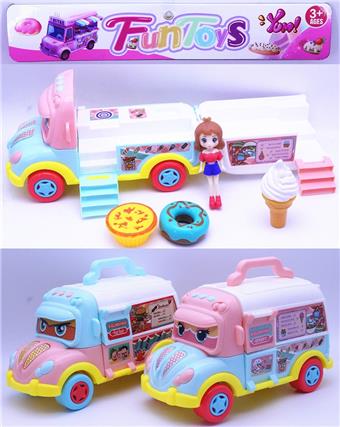 Girl's fast food truck food set (2 mixed options)   ITEM NO.： W071544