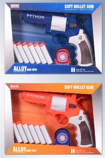 Alloy revolver soft bullet gun   ITEM NO.： W079203