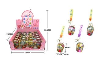 Fruit beverage dispenser with keychain   ITEM NO.： W076342