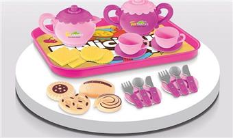 Biscuit afternoon tea set with lighting and sound   ITEM NO.： W075225