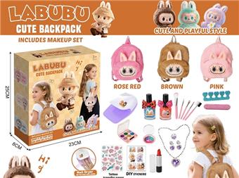 Lap cloth plush backpack air cooler necklace eye shadow set   ITEM NO.： W077487