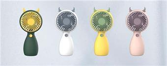 Yangjiao handheld fan includes (250mAh lead-acid battery, charging cable, instruction manual (white, yellow, green, pink)   ITEM NO.： W075439