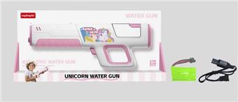 Self pumping electric water gun - unicorn model   ITEM NO.： W069431