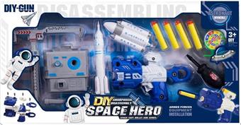 Aerospace disassembly and assembly soft bullet gun   ITEM NO.： W080476