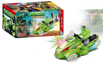 Hulk electric tricycle with universal lighting and music   ITEM NO.： W078933