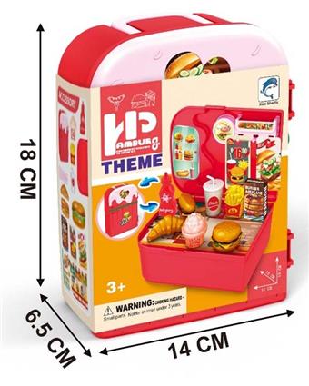 Burger House Storage Box   ITEM NO.： W070093