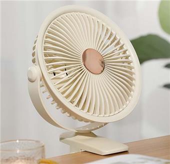 Wind Blows Summer Light Luxury Clip Desktop Fan - Plug in   ITEM NO.： W075357