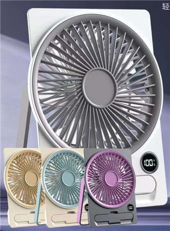 Desk small fan (6-speed adjustable, 4-color mixed)   ITEM NO.： W075447