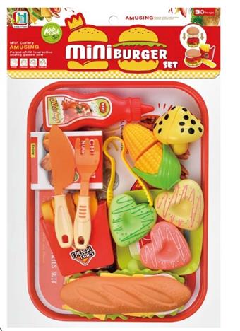 Home style Burger Vegetable Corn Chop Set   ITEM NO.： W070349