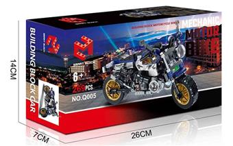 269PCS DIY assembled building block motorcycle series   ITEM NO.： W072088